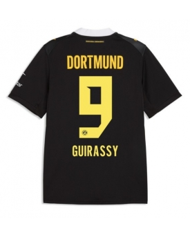Borussia Dortmund Serhou Guirassy #9 Maglia Gara Trasferta Repliche 2026-27 Maniche Corte Borussia Dortmund Serhou Guirassy #9 Maglia Gara Trasferta Repliche 2026-27 Maniche Corte